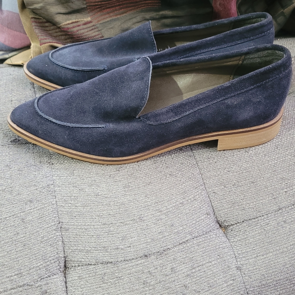 Elegant Navy Blue Women's Loafers